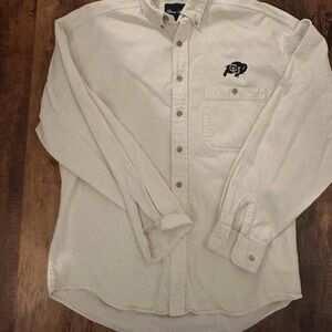 Vintage khaki denim CU button up